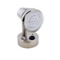 Valterra LED Reading Light, Satin Chrome, 12-Volt, 155 Lumens