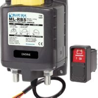 Blue Sea 500 Amp Battery Disconnect Switch, Rotary with Manual Override