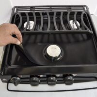 Stove Wrap Stove Top Protector, Black, Heat-Resistant to 550 Fahrenheit