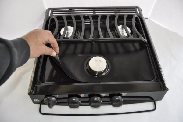 Stove Wrap Stove Top Protector, Black, Heat-Resistant to 550 Fahrenheit