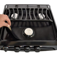 Stove Wrap Atwood/Dometic Triangle 3 Burner Stove Protector, Black