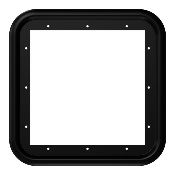 Fogatti InstaShower Access Door Frame, 15 x 15 Inch, Black