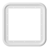 Fogatti InstaShower Access Door Frame, 15 x 15 Inch, White