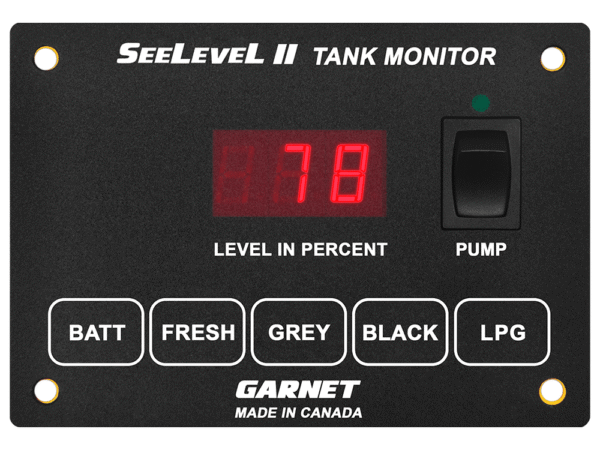 SeeLevel Tank Monitor System, LED Display, 2.8 Inch x 4 Inch