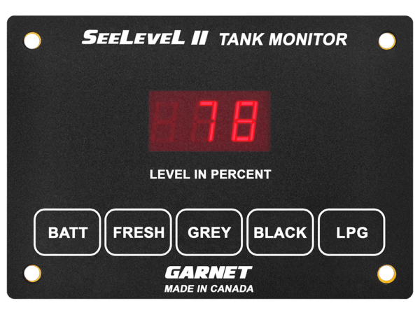 SeeLevel Tank Monitor System, LED Display, 2.8 Inch x 4 Inch