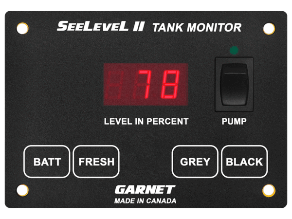 SeeLevel Tank Monitor System, LED Display, 2.8 Inch x 4 Inch