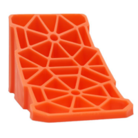 Tri-Lynx Lil' Wheel Chock, Orange Polypropylene, Single