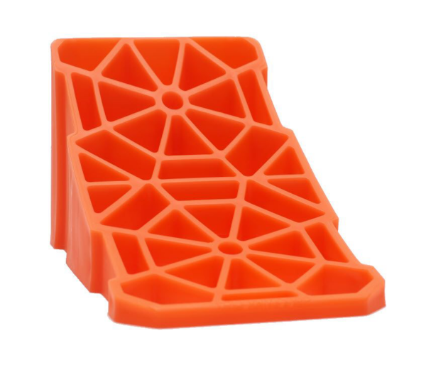 Tri-Lynx Lil' Wheel Chock, Orange Polypropylene, Single