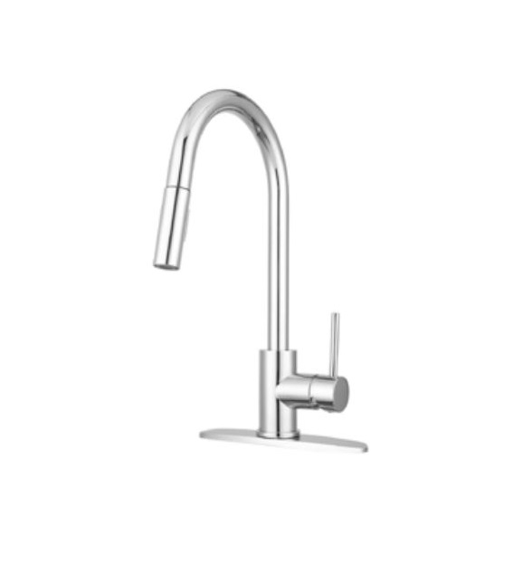 Dura Faucet RV Kitchen Faucet, Chrome Plated, Silver