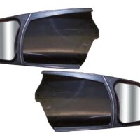 CIPA Exterior Towing Mirror Add-On, 4-3/4 x 5-3/4 in, Set of 2, Black