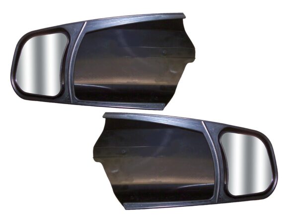 CIPA Exterior Towing Mirror Add-On, 4-3/4 x 5-3/4 in, Set of 2, Black