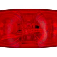 RV Designer Rectangular LED Marker Light, Red, 2 x 4 Inch