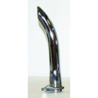 AP Products Exhaust Side Pipe Turnout, 1.25 Inch, 10 Inch, Silver
