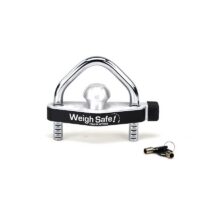 Weigh Safe Coupler Lock, Universal Ball and Clamp, Silver