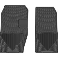 WeatherTech All-Weather Floor Mat, Direct-Fit, Black, Set of 2