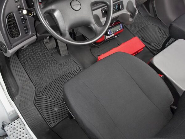WeatherTech All-Weather Floor Mat, Direct-Fit, Black, Set of 2