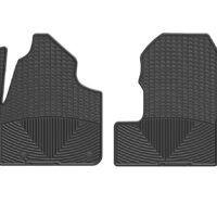 WeatherTech Floor Mat, Direct-Fit Black, Set of 2