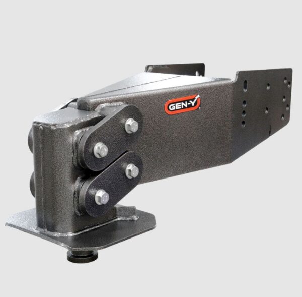 Gen-Y Executive 21,000 lb Fifth Wheel Pin Box, Torsion-Flex, Black