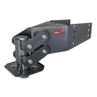 Gen-Y Executive 30,000 lb Fifth Wheel Pin Box, Torsion-Flex, Black
