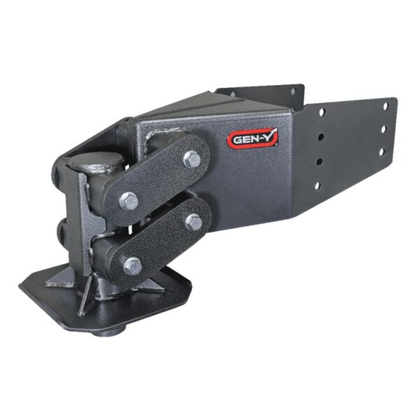 Gen-Y Executive 30,000 lb Fifth Wheel Pin Box, Torsion-Flex, Black
