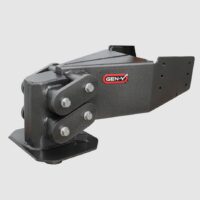 Gen-Y Executive 30,000 lb Fifth Wheel Pin Box, 25" Length, Torsion-Flex, Black