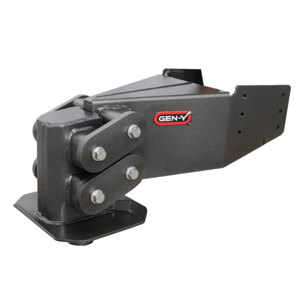 Gen-Y Executive 30,000 lb Fifth Wheel Pin Box, 26" Length, Torsion-Flex, Black