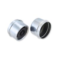 Husky Trailer Wheel Bearing Dust Cap, Silver, Set of 2