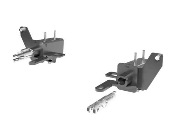Blue Ox Vehicle Baseplate with Removable Tabs, Black Steel