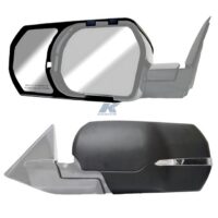 K-Source Towing Mirror Add-On, Manual, Rectangular, Black, Pair