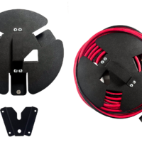MORryde Extension Cord Keeper, 50 Feet Capacity, Black