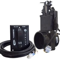 Valterra 3 Inch Electric Black Water Tank Valve with 12V Switch