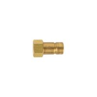 JR Products 1/2" Brass Pipe Plug, Male Threaded, Gold