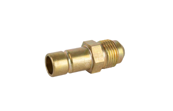 JR Products Propane Adapter, 1/2" Female to 3/8" Male Flare, Brass
