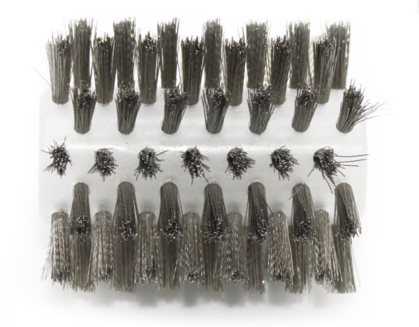 Flame King BBQ Grill Brush Replacement Head with Stainless Steel Bristles