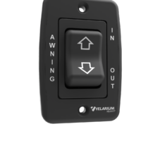 Velarium Velocity Awning Switch, Black