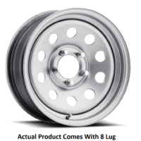 Carlisle Trailer Wheel 16x6 Silver, 4480 lb