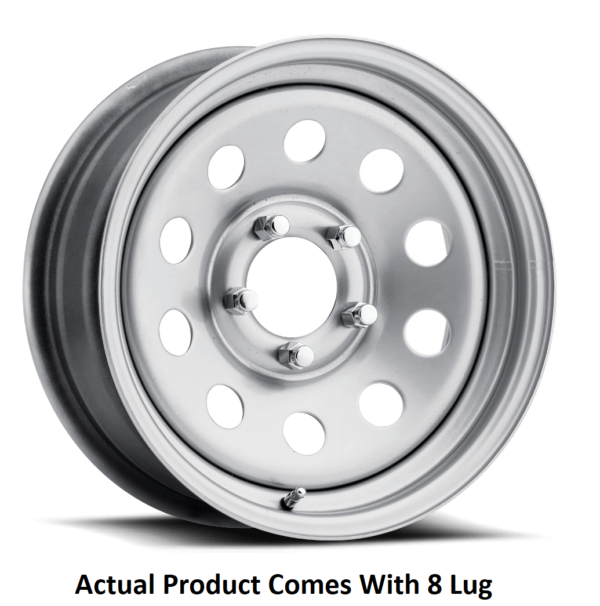 Carlisle Trailer Wheel 16x6 Silver, 4480 lb