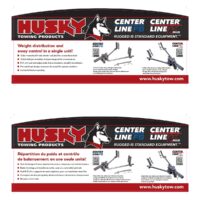 Husky Towing Point-of-Purchase Display Card, 34 x 14 inch, Bilingual