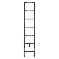 Lippert Telescoping Bunk Ladder, 7 Steps, 250 Pound Capacity, Black