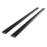 TrailFX 59 Inch Aluminum Cross Bars, Black, Sold in Pairs
