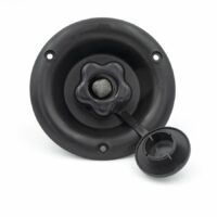 B&B Molders Fresh Water Inlet Black (Recessed Mount, 2-1/2 Inch depth)