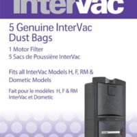 InterVac/Dometic Central Vacuum Replacement Bags, 3 Micron, Disposable, Set of 5