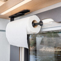 Silwy Magnetic Paper Towel Holder, Black