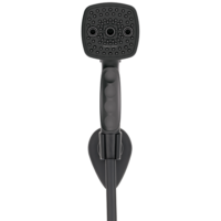 Oxygenics 5-Spray Shower Head, Black, Water-Saving