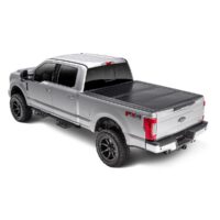 TrailFX HF3 Hard Folding Tonneau Cover, 3-Panel, Black Aluminum