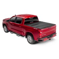 TrailFX HF3 Hard Folding Tonneau Cover, 3-Panel, Black Aluminum