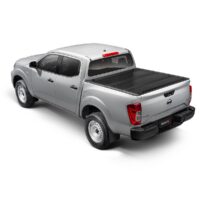 TrailFX HF3 Hard Folding Tonneau Cover, 3-Panel, Black Aluminum
