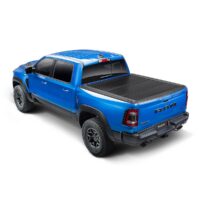 TrailFX HF3 Hard Folding Tonneau Cover, 3-Panel, Black Aluminum