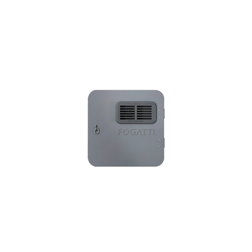 Fogatti Water Heater Access Door, Gray Steel, Flush Mount