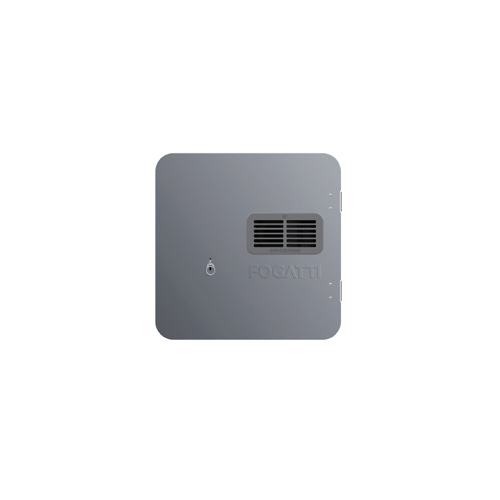 Fogatti Water Heater Access Door, Gray Steel, Flush Mount